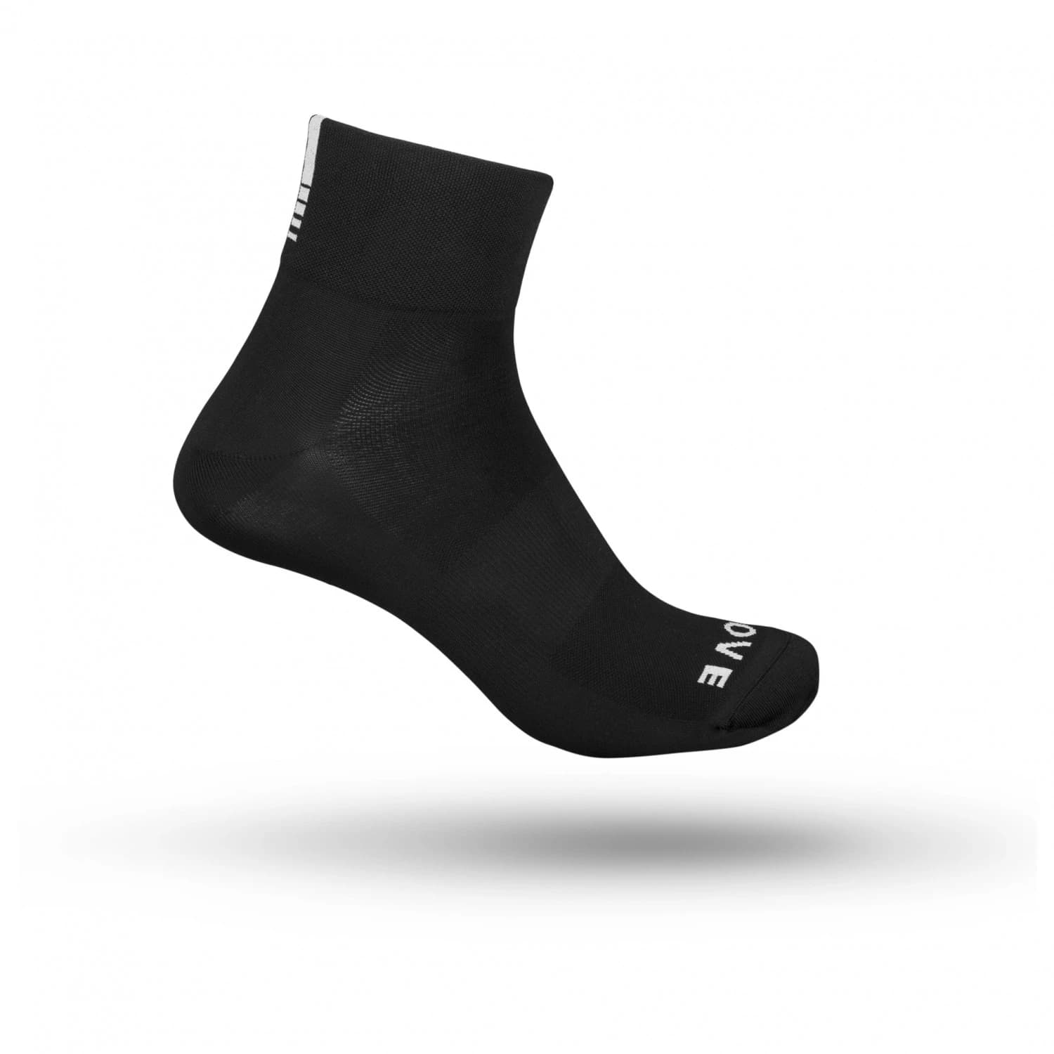 Чорапи за колоездене Gripgrab Lightweight SL Short Sock Cycling socks - Black