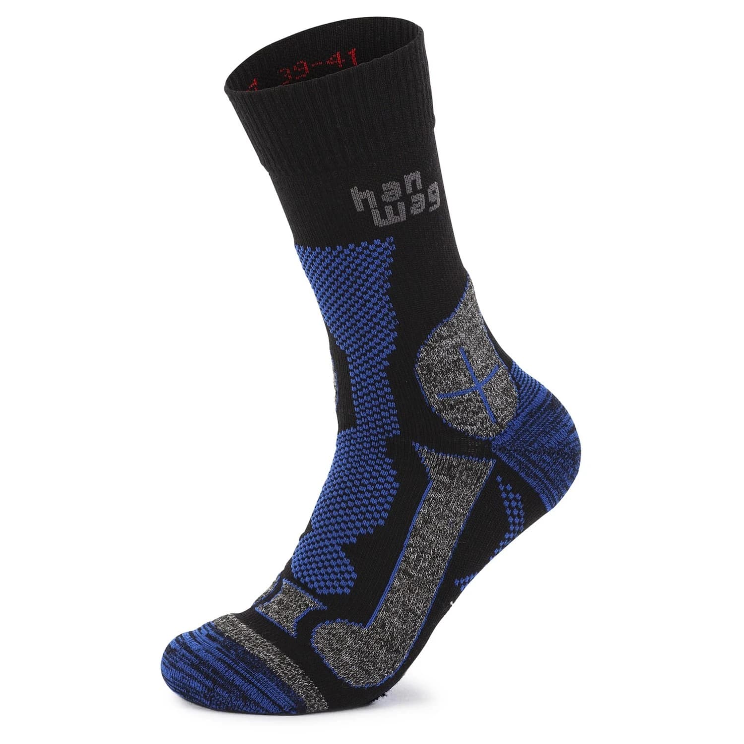 Туристически чорапи Hanwag Hanwag Trek-Merino Socke Walking socks - Black / Royal Blue