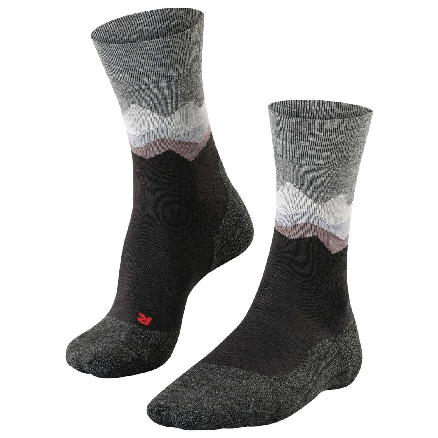 Мъжки туристически чорапи Falke TK2 Crest Walking socks - Black