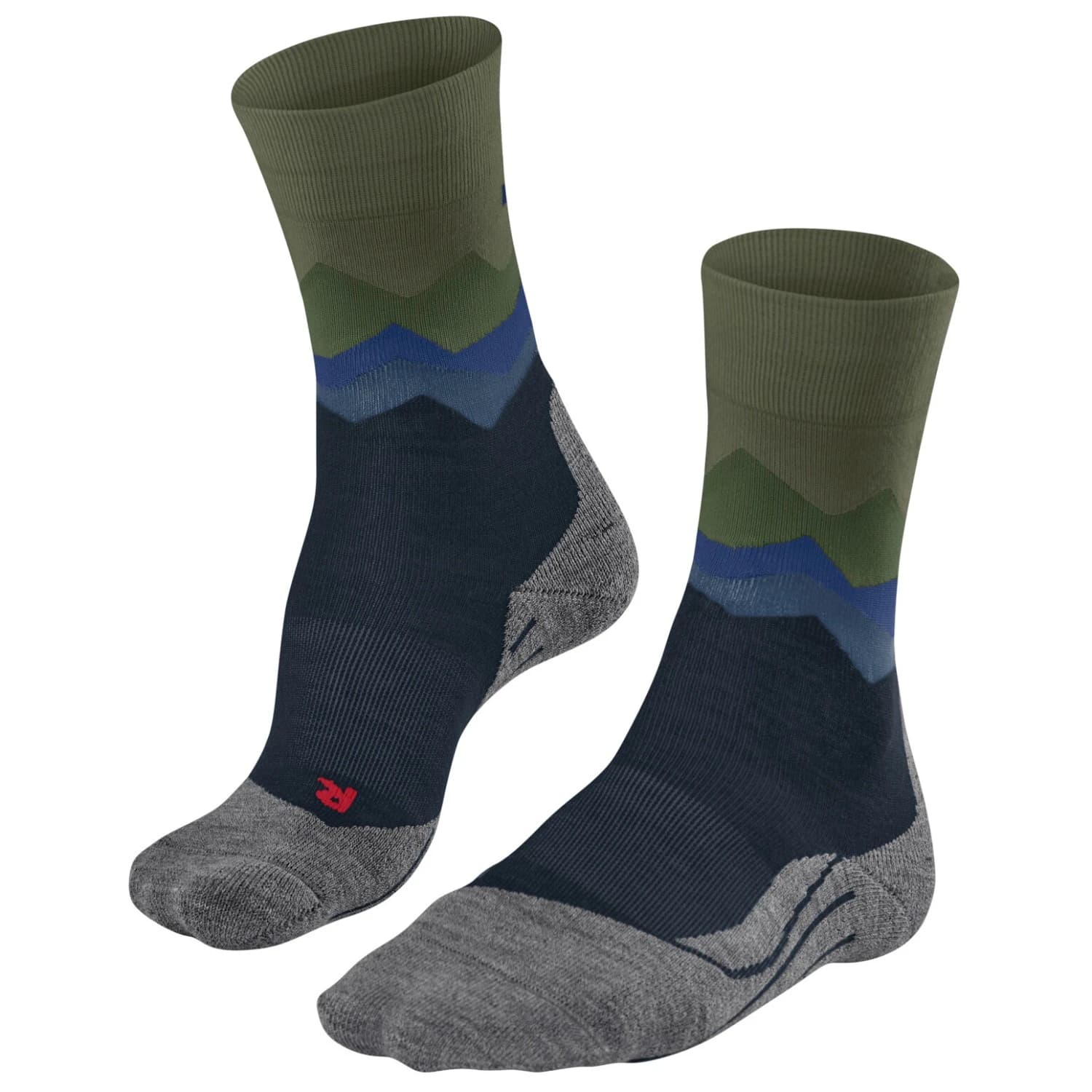 Мъжки туристически чорапи Falke TK2 Crest Walking socks - Space Blue