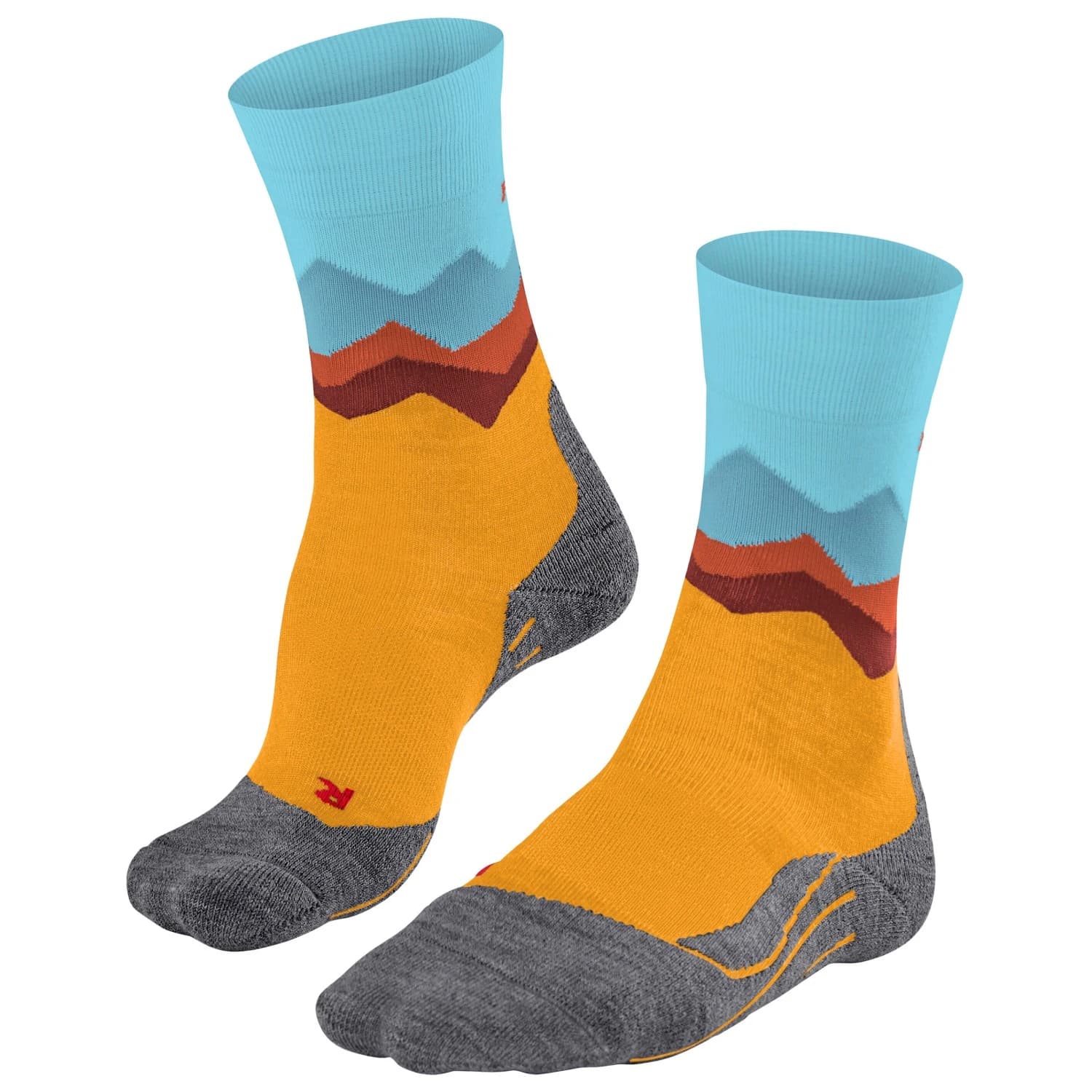 Дамски туристически чорапи Falke Women's TK2 Crest Walking socks - Lemonade