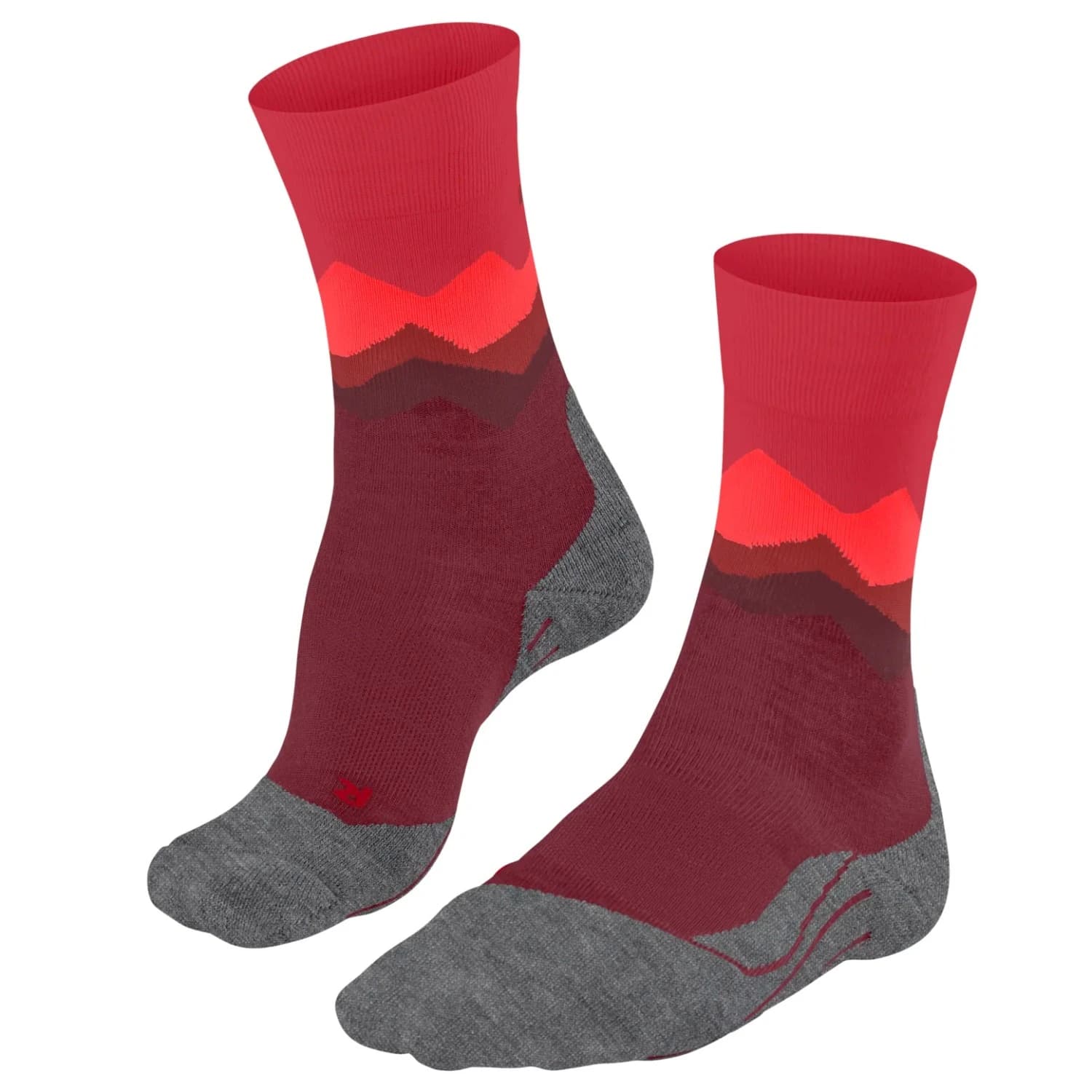 Дамски туристически чорапи Falke Women's TK2 Crest Walking socks - Ruby