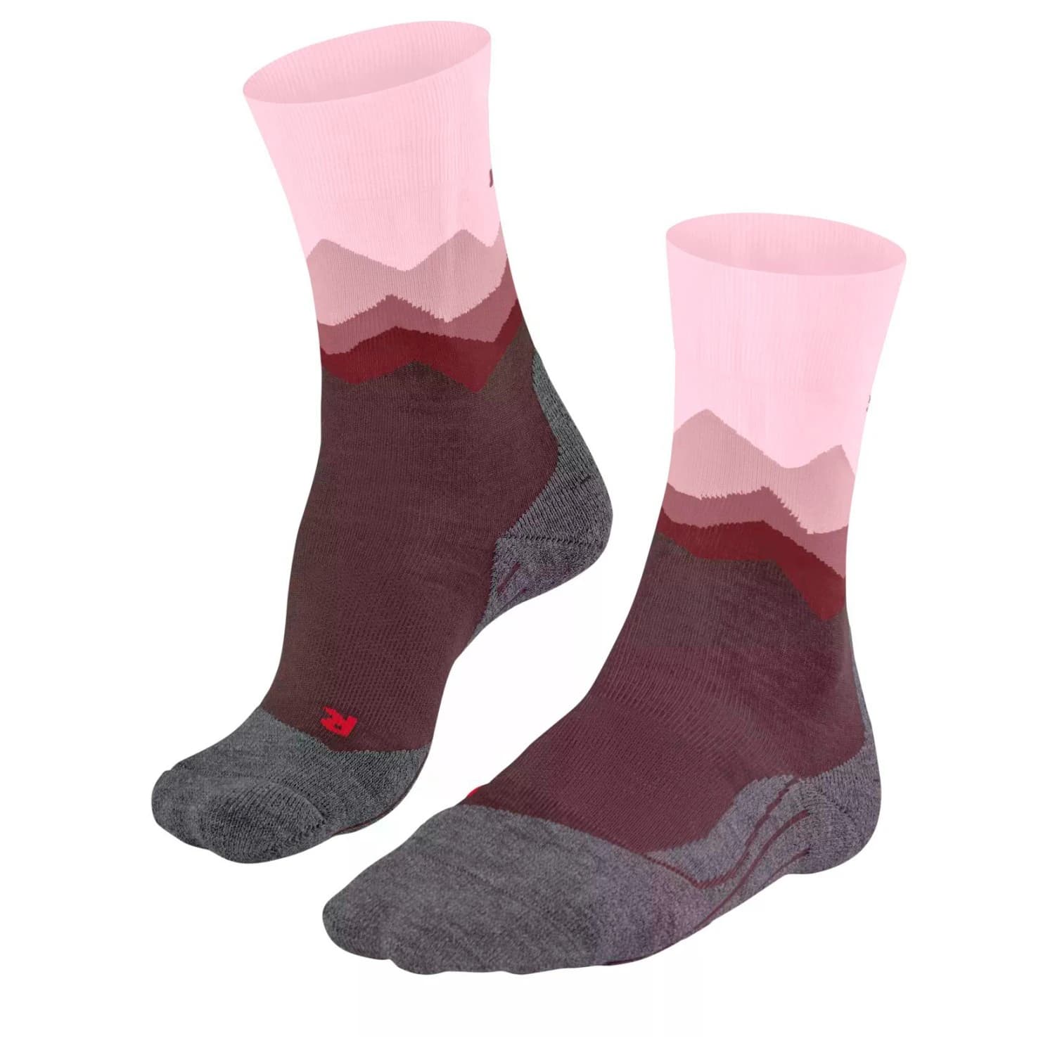 Дамски туристически чорапи Falke Women's TK2 Crest Walking socks - Mahogany