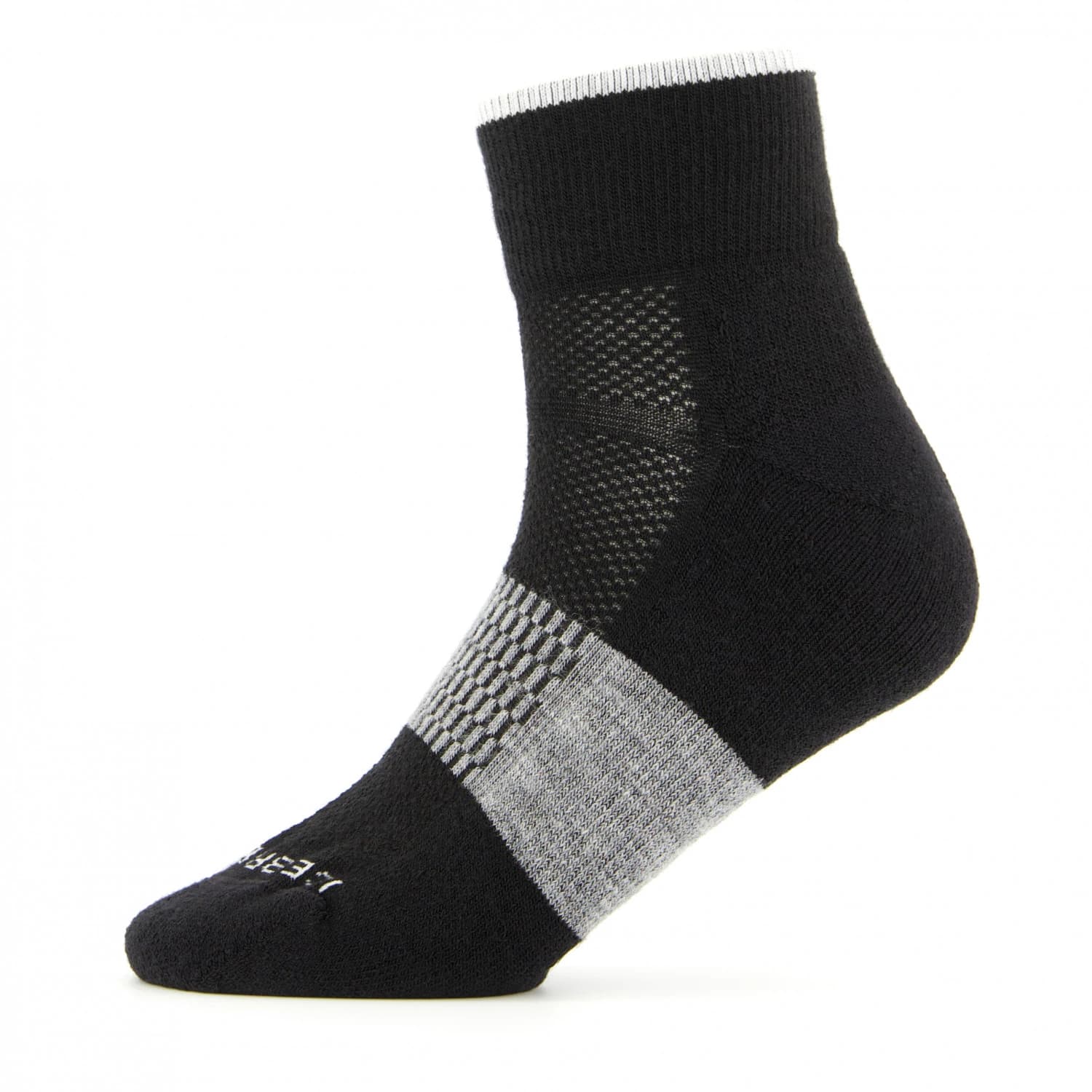 Мъжки спортни чорапи Icebreaker Multisport Light Mini Sports socks - Black / Snow / Metro Heather