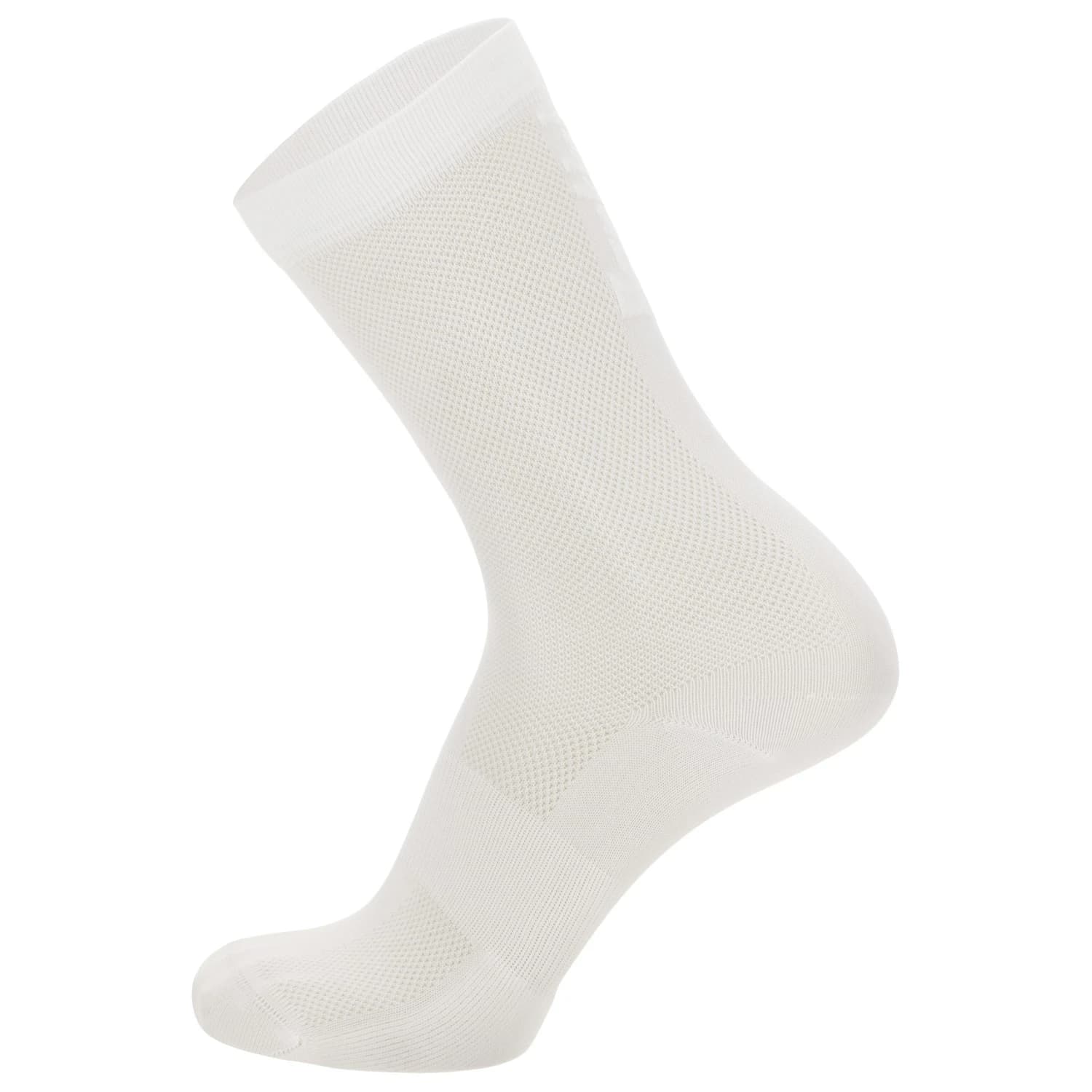Чорапи за колоездене Santini Cycling High Socks Q-Skin Puro Cycling socks - Bianco