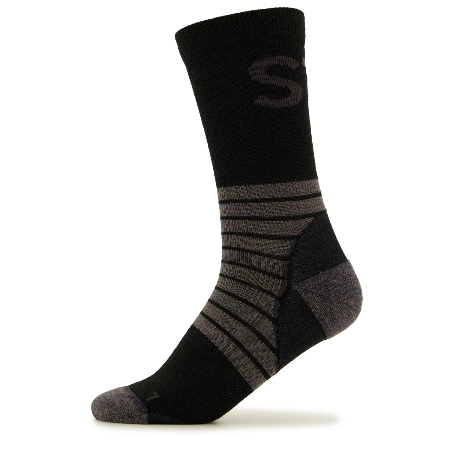 Чорапи за колоездене Stoic Merino MTB Socks Cycling socks - Black / Monsoon 22