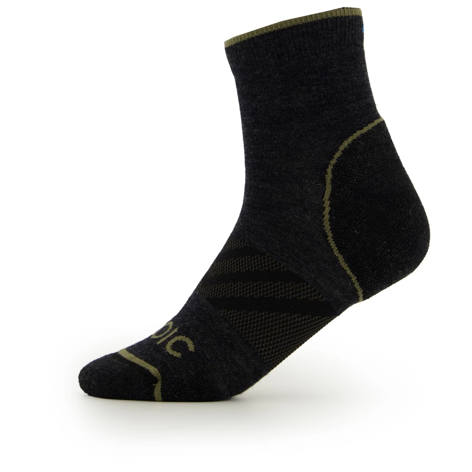 Спортни чорапи Stoic Merino Outdoor Quarter Socks Tech Walking socks - Anthracite Melange