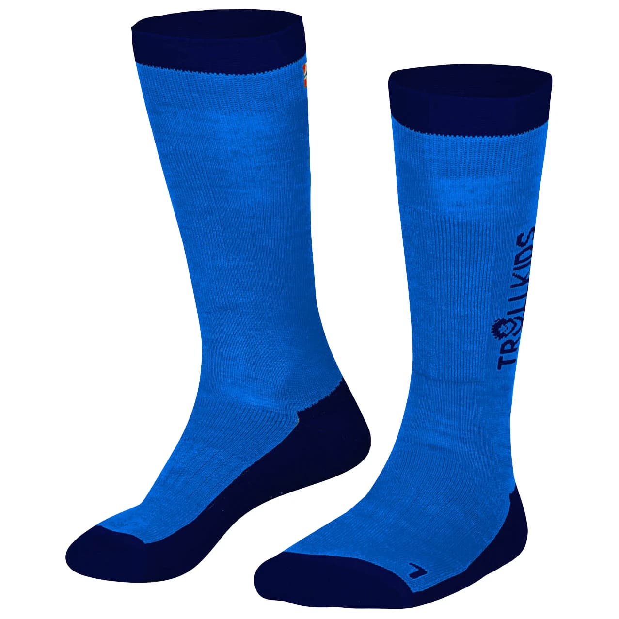 Детски ски чорапи Trollkids Kid's Ski Socks - Medium Blue / Navy