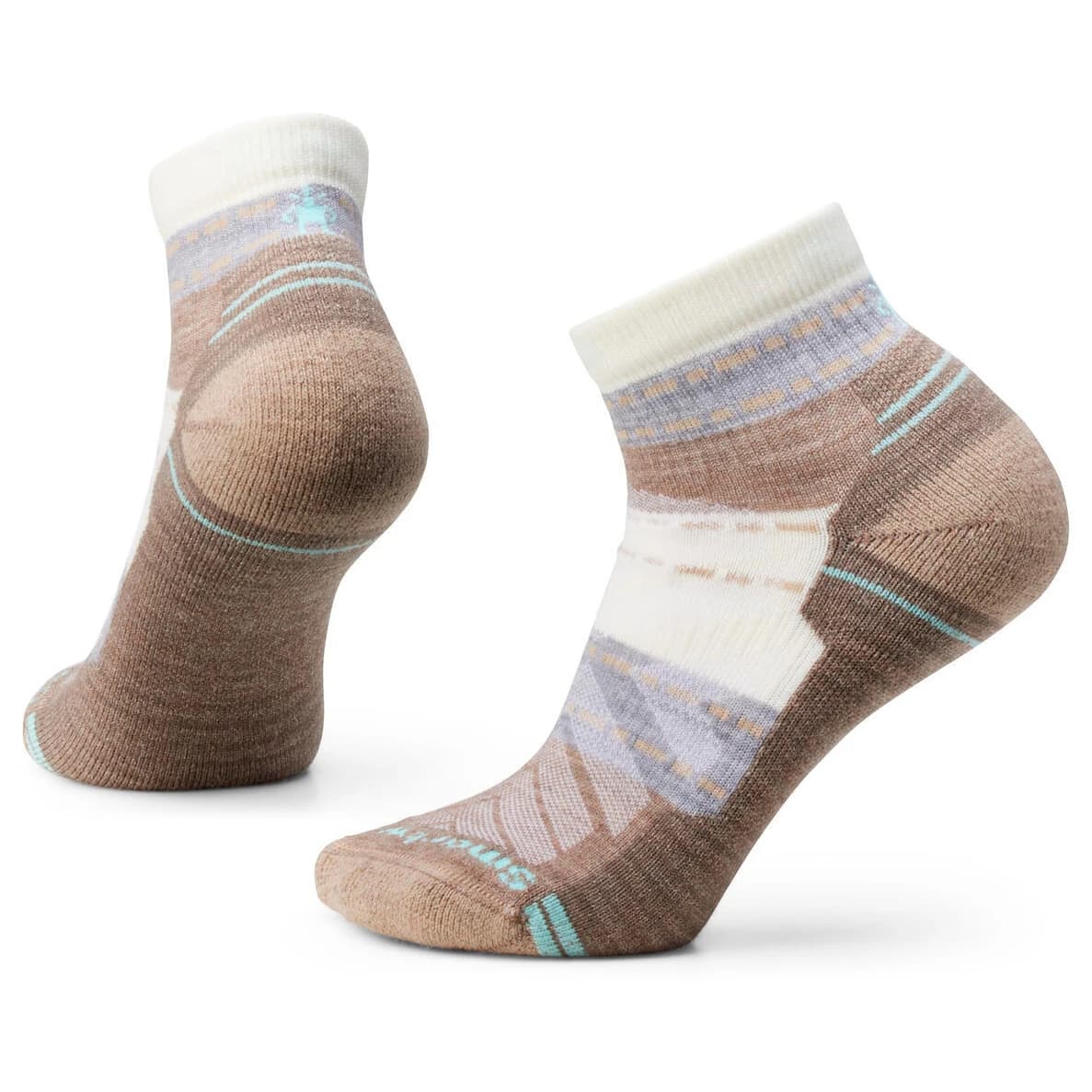 Дамски туристически чорапи Smartwool Women's Hike Light Cushion Margarita Ankle Walking socks - Natural