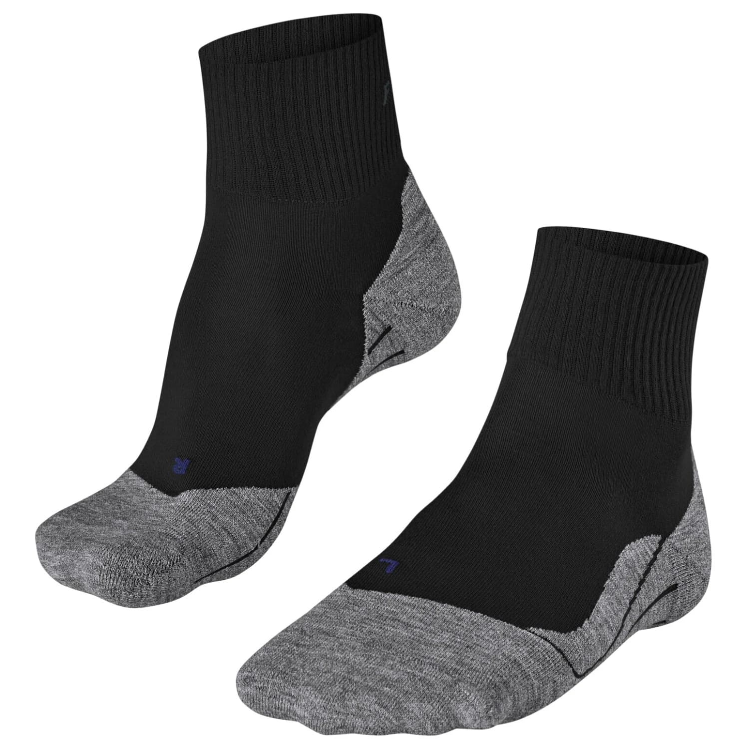 Мъжки туристически чорапи Falke TK5 Short Cool Walking socks - Black