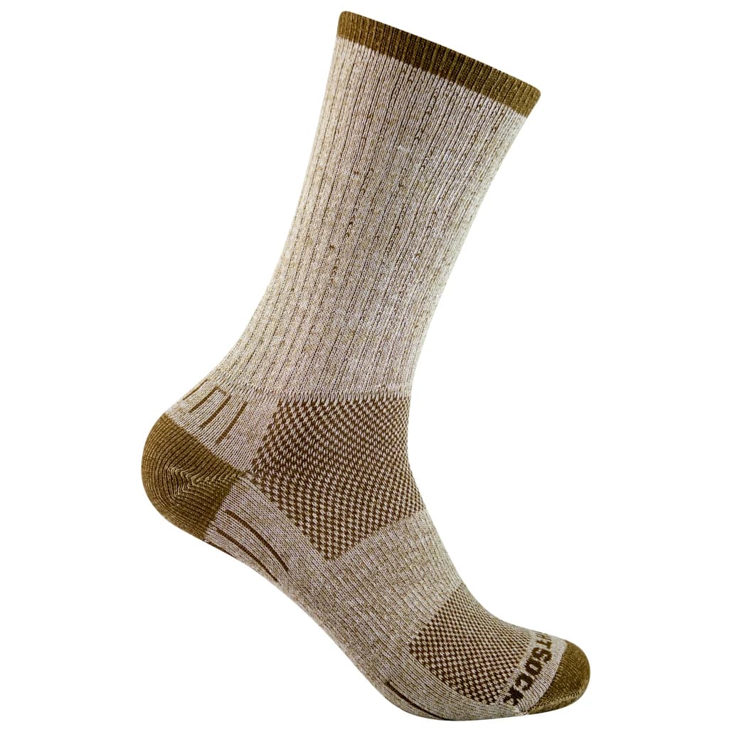 Туристически чорапи Wrightsock Adventure Crew Walking socks - Khaki