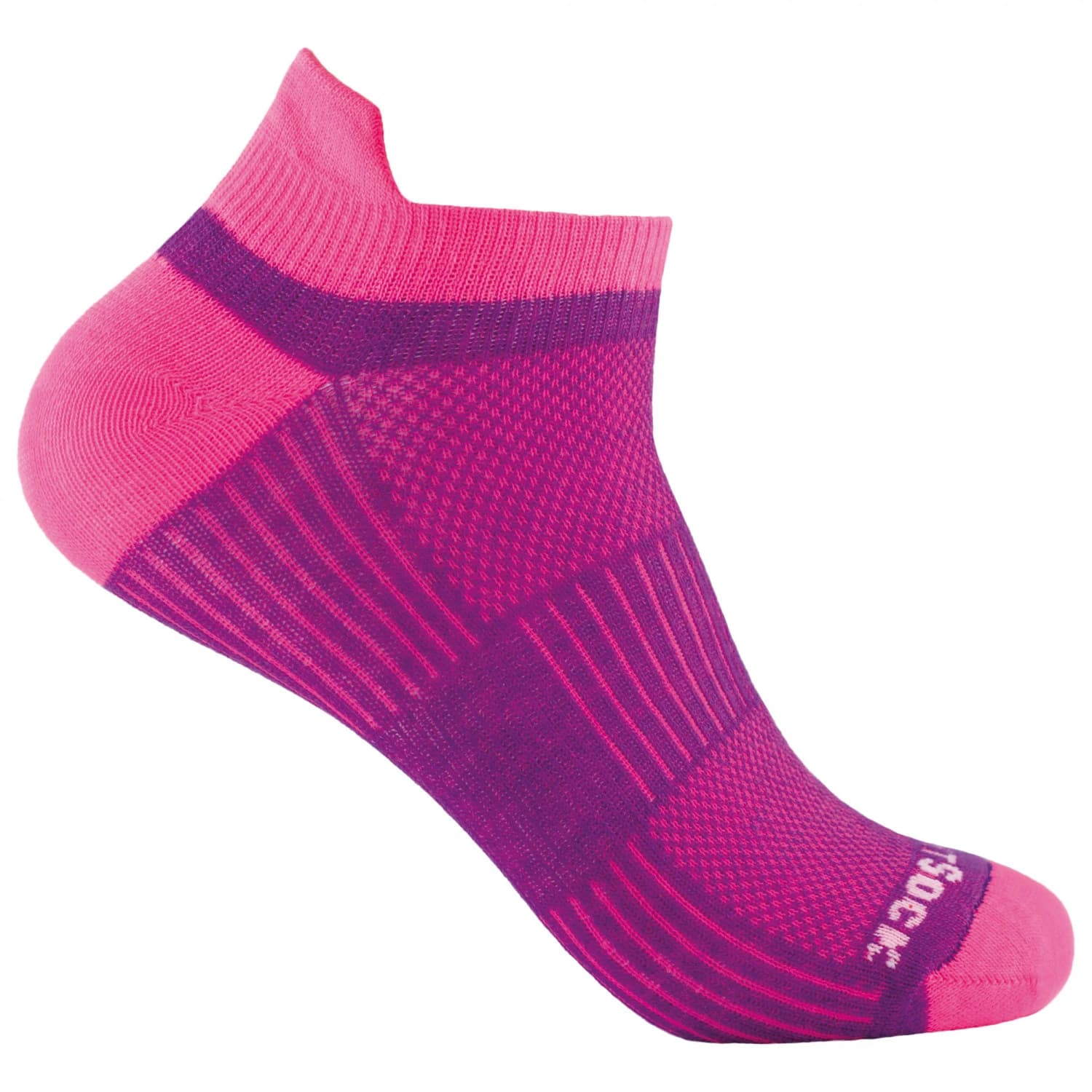 Спортни чорапи Wrightsock Coolmesh II Low Tab Sports socks - Plum / Pink
