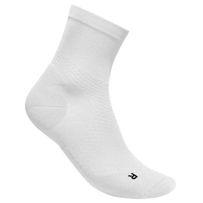 Дамски чорапи за бягане Bauerfeind Sports Women's Run Ultralight Mid Cut Socks Running socks - White