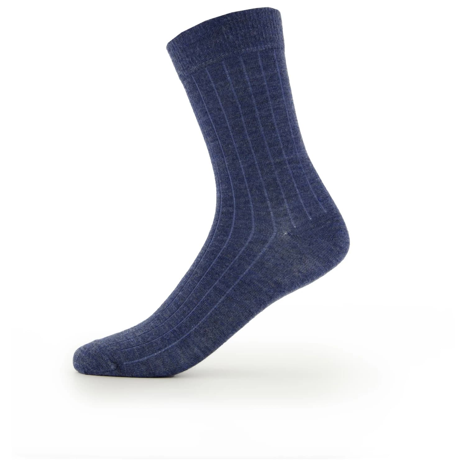 Мериносови чорапи Joha Wool Rib Socks 5008 Merino socks - Denim Melange