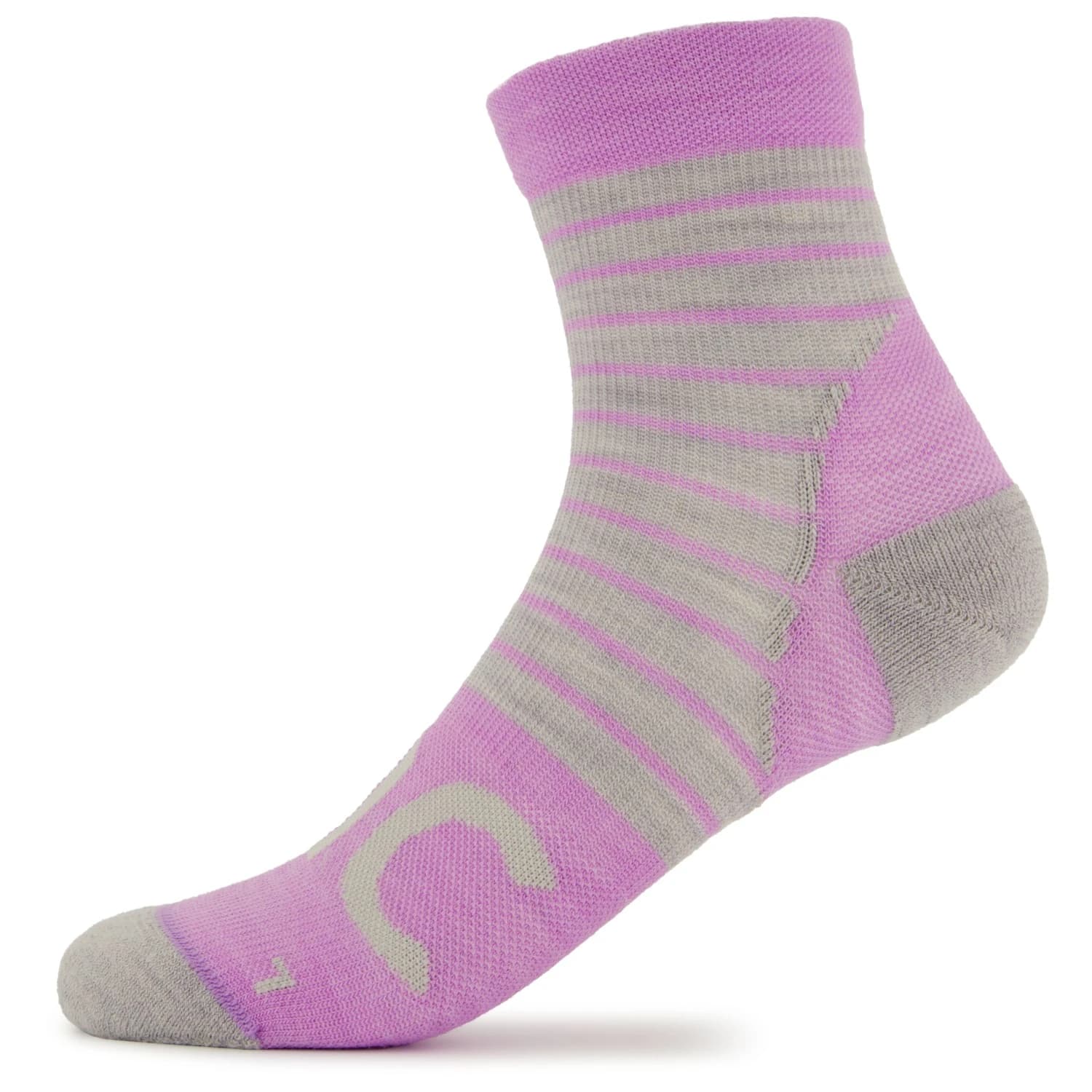 Чорапи за колоездене Stoic Merino MTB Quarter Socks Cycling socks - Lavender / Silver