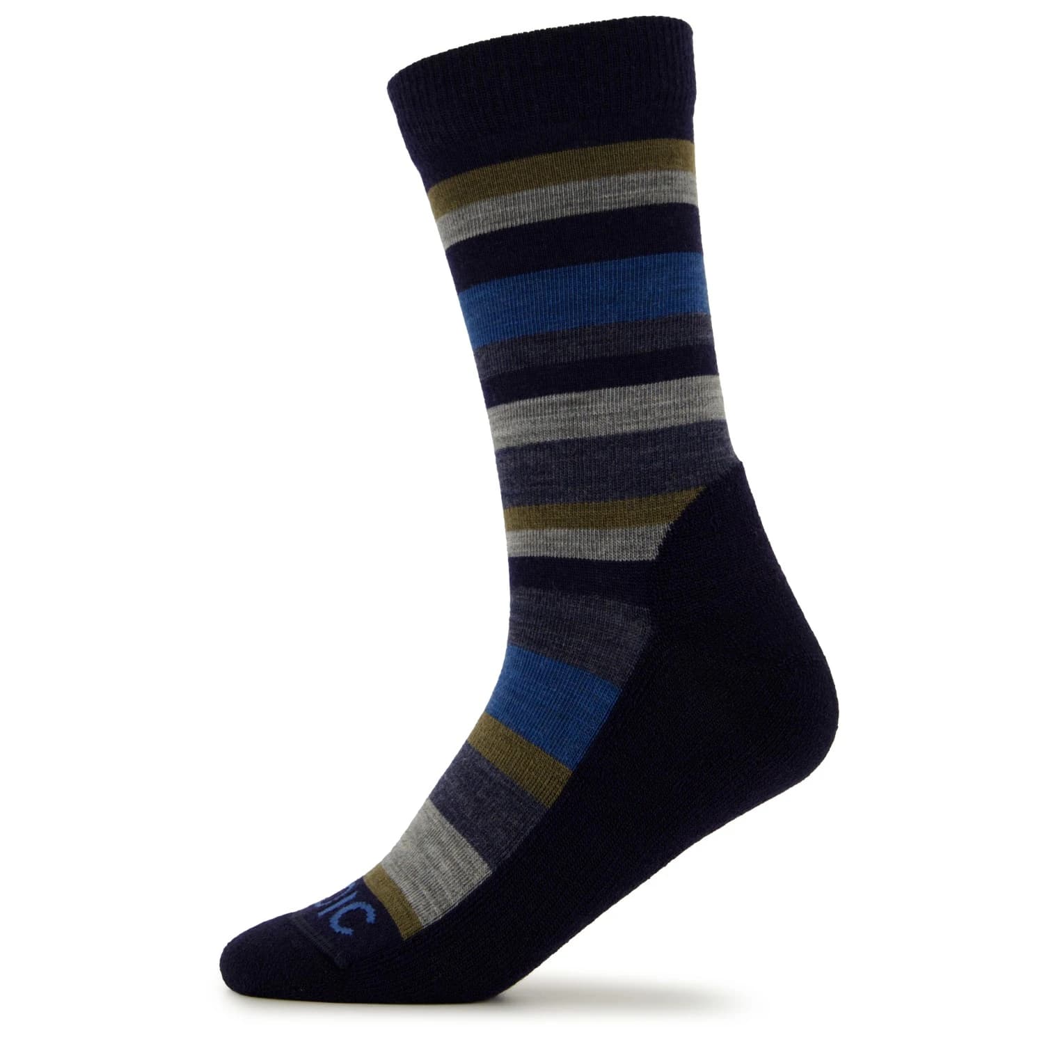 Туристически чорапи Stoic Merino Trekking Crew Socks Stripes Walking socks - Navy / Olive