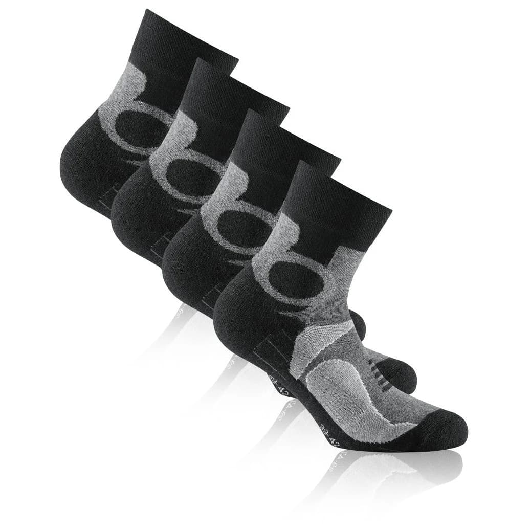 Туристически чорапи Rohner Basic Trekking Quarter 2er Pack Walking socks - Light Grey II