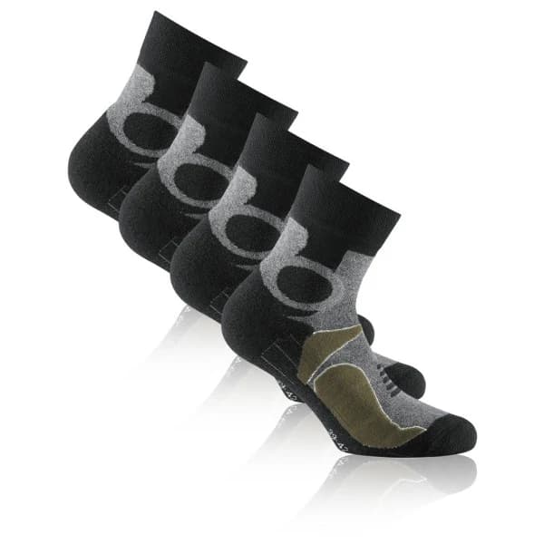 Туристически чорапи Rohner Basic Trekking Quarter 2er Pack Walking socks - Khaki