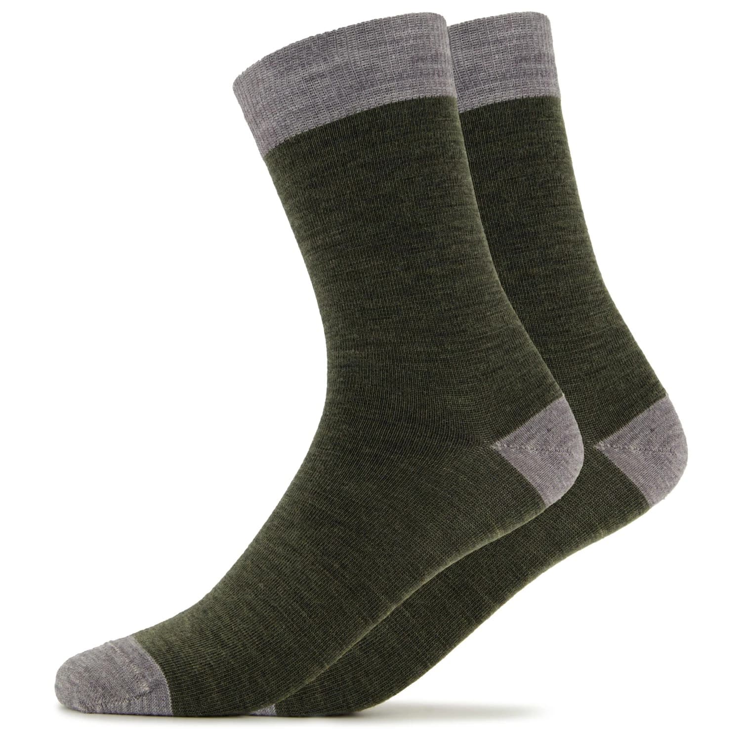 Спортни чорапи Alpacasocks&Co Merino Lifestyle Merino socks - Grigioverde / Argento
