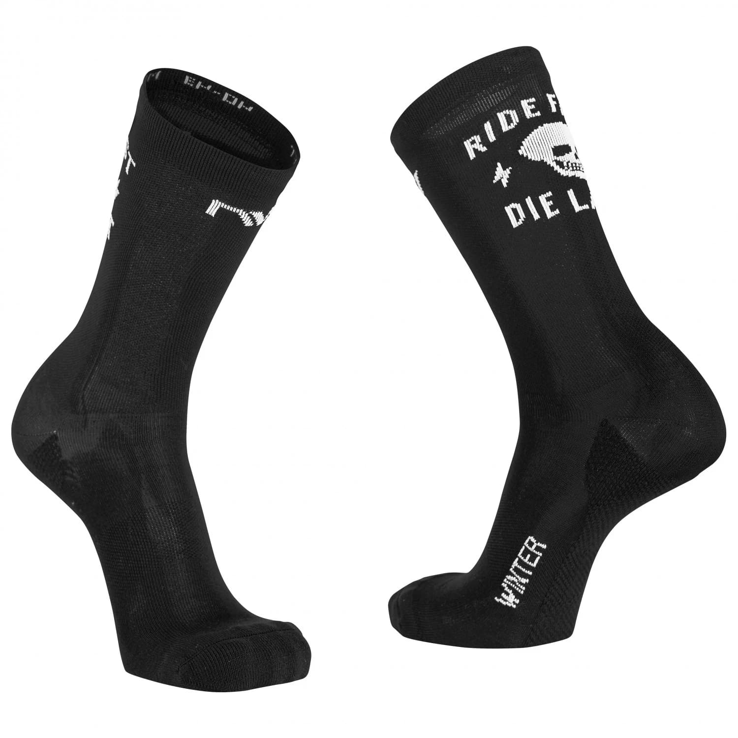 Чорапи за колоездене Northwave Ride Fast Die Last Cycling socks - Black