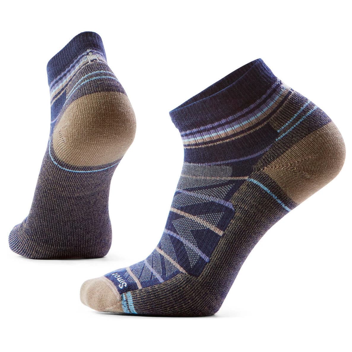 Туристически чорапи Smartwool Hike Light Cushion Pattern Ankle Walking socks - Nightfall Blue