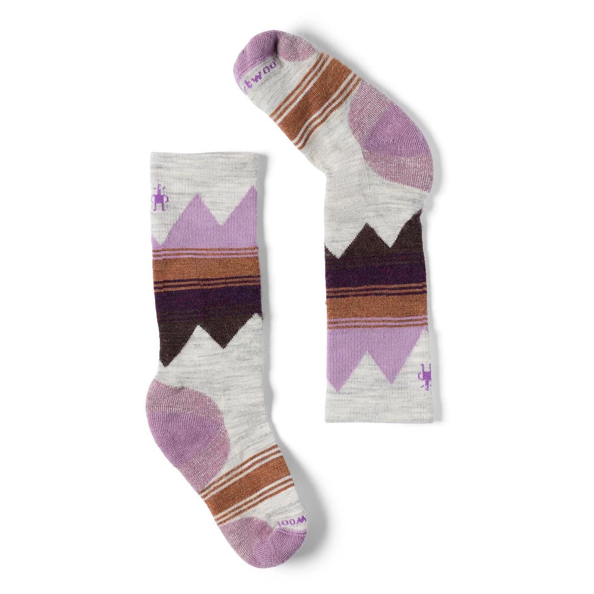 Детски спортни чорапи Smartwool Kid's Ski Light Cushion OTC Ski socks - Ash