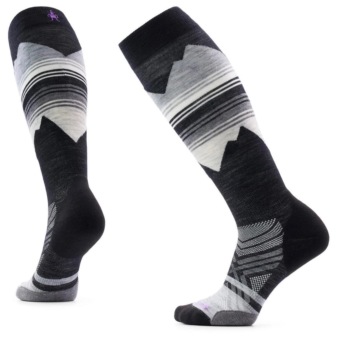 Ски чорапи Smartwool Women's Ski Targeted Cushion Print OTC Ski socks - Medium Gray