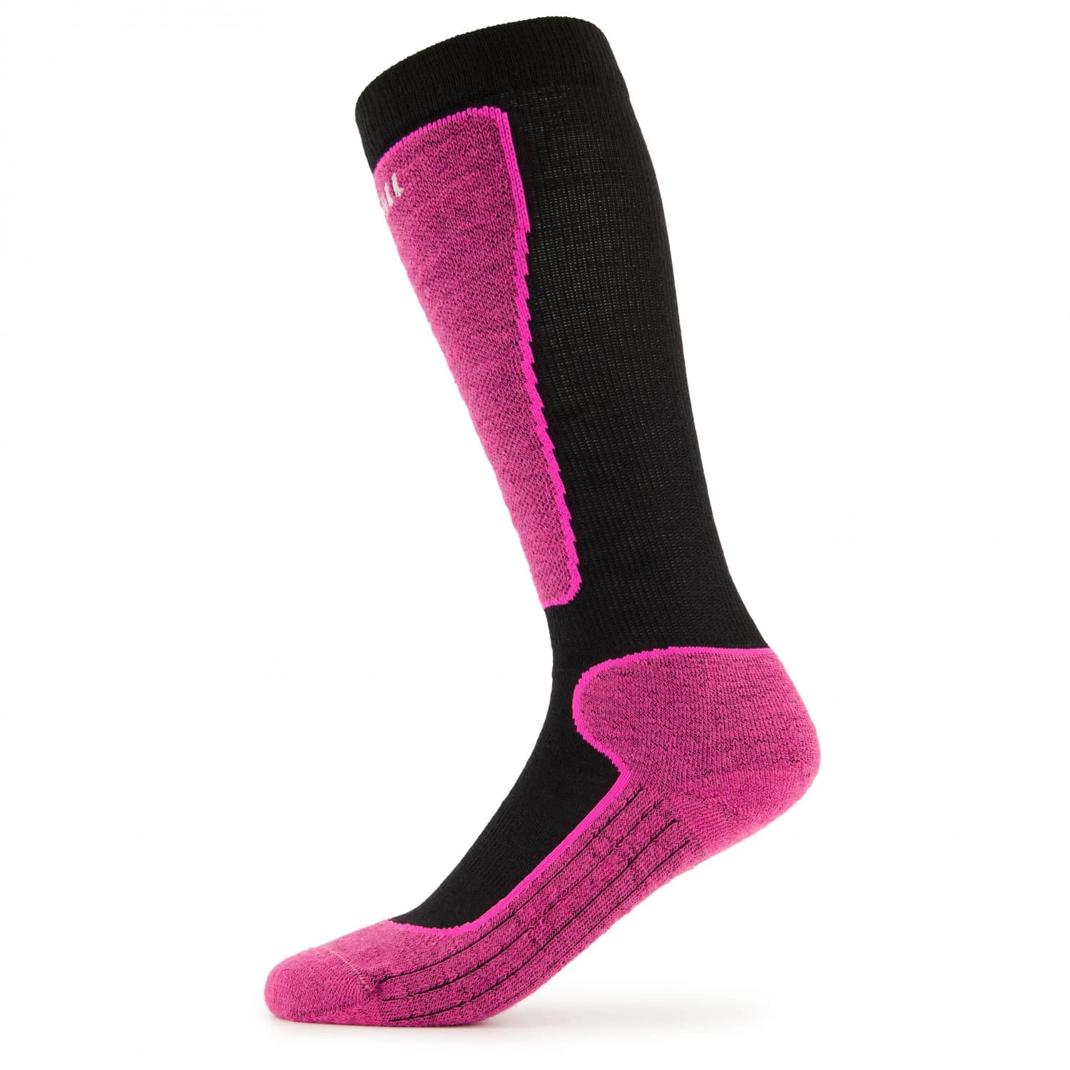 Ски чорапи UphillSport Valta Alpine Ski 4-Layer Shin Cushioned M5 Merino Ski socks - Black / Red