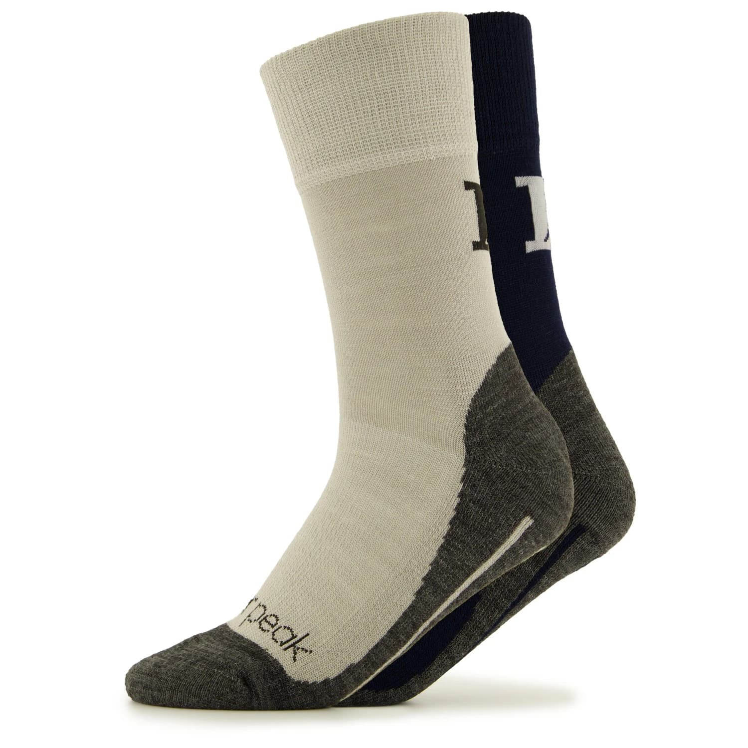 Спортни чорапи Heber Peak EvergreenHe. Hiking Crew Socks 2-Pack Walking socks - Dark Blue / Grey