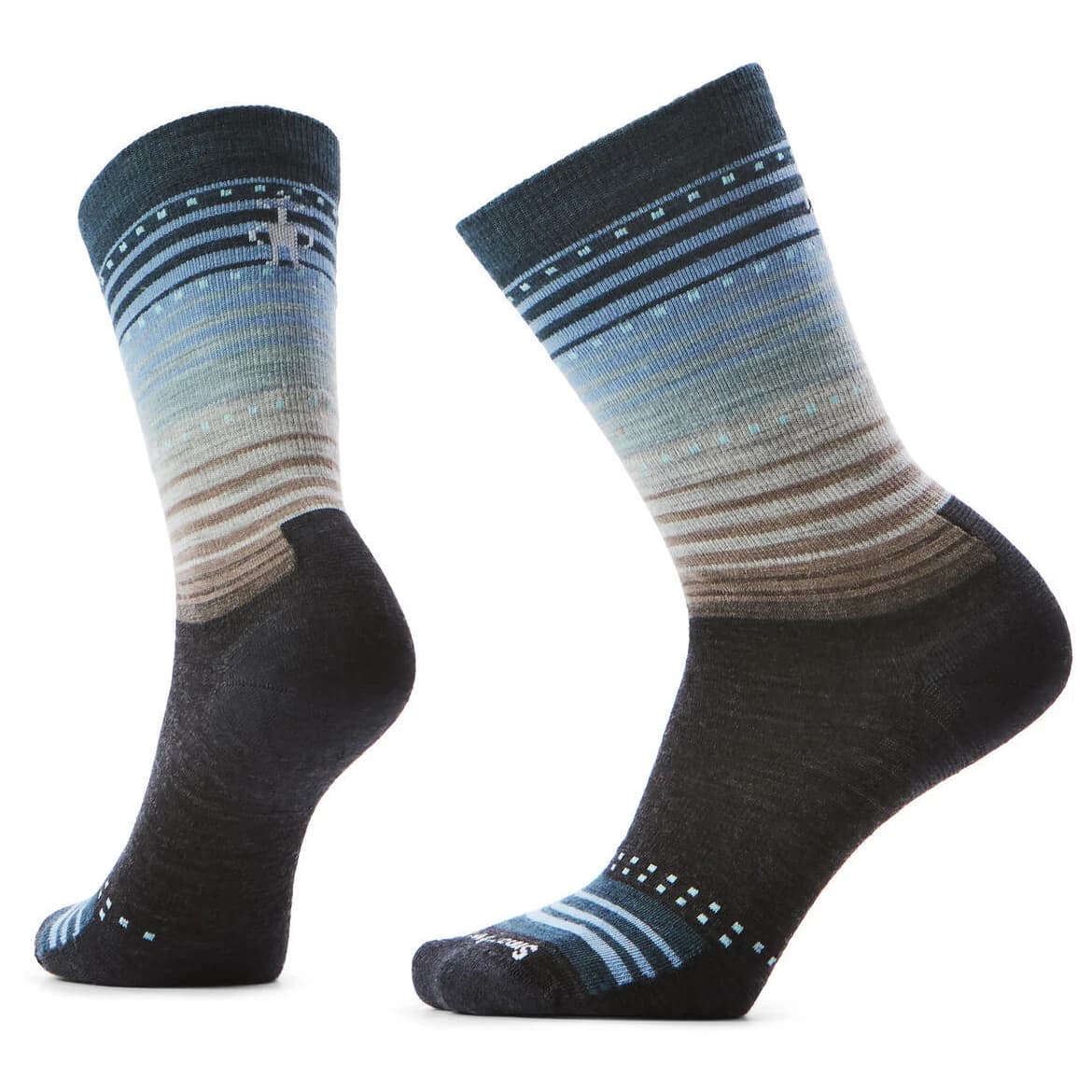 Спортни чорапи Smartwool Everyday Stitch Stripe Crew Sports socks - Charcoal / Ash