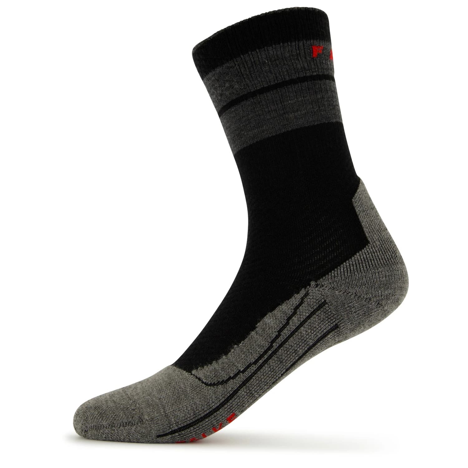 Мъжки туристически чорапи Falke TK Stabilizing Walking socks - Black