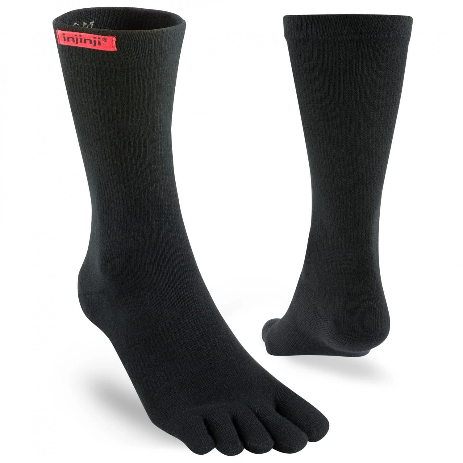Спортни чорапи Injinji Sport Original Weight Crew Sports socks - Black