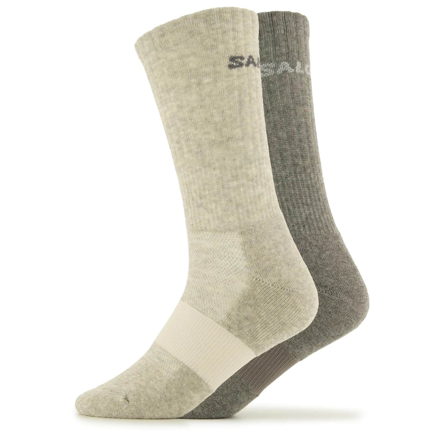 Спортни чорапи Salomon Evasion Crew 2-Pack Sports socks - Light Grey / Heather Medium