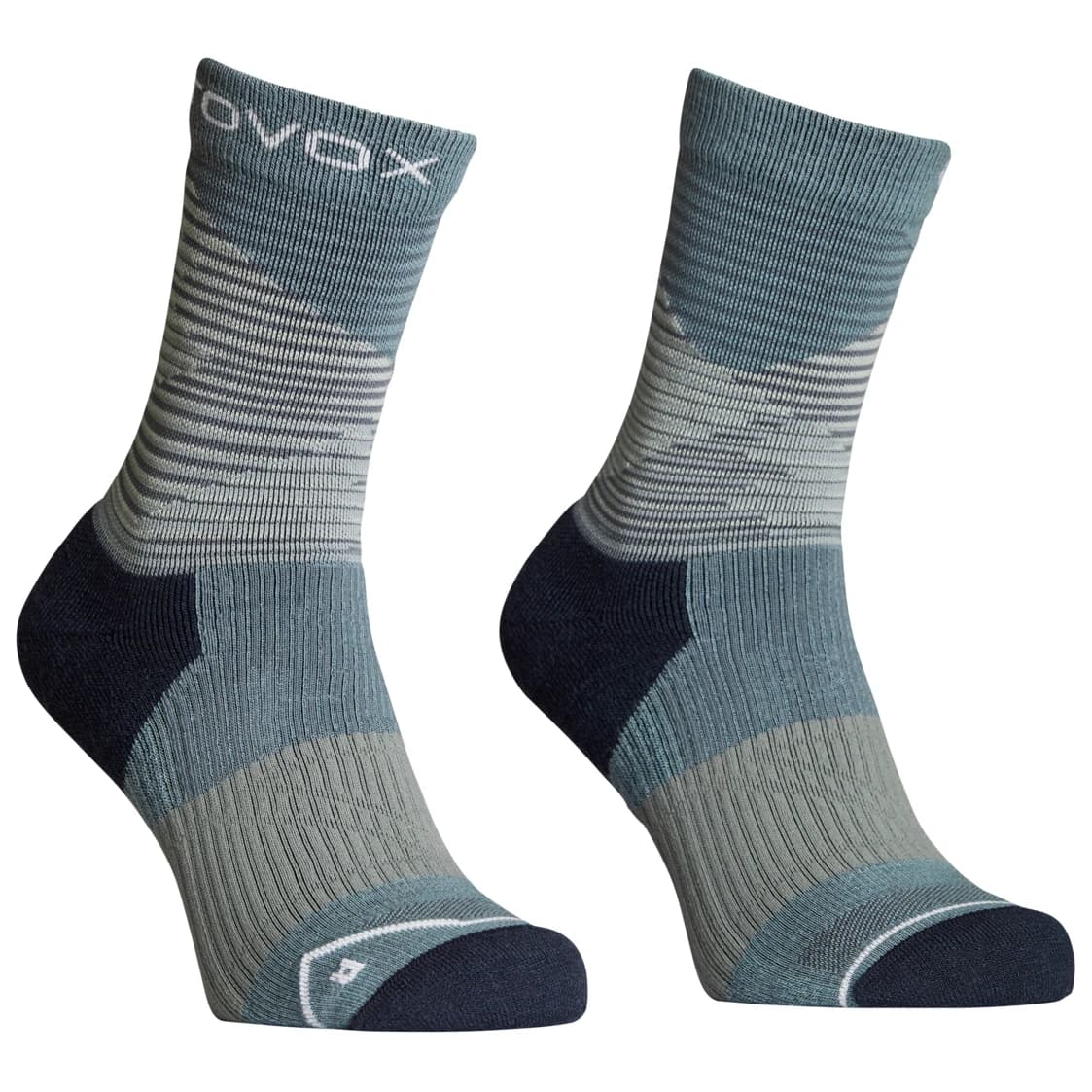 Мъжки туристически чорапи Ortovox All Mountain Mid Socks Merino socks - Icy Shore