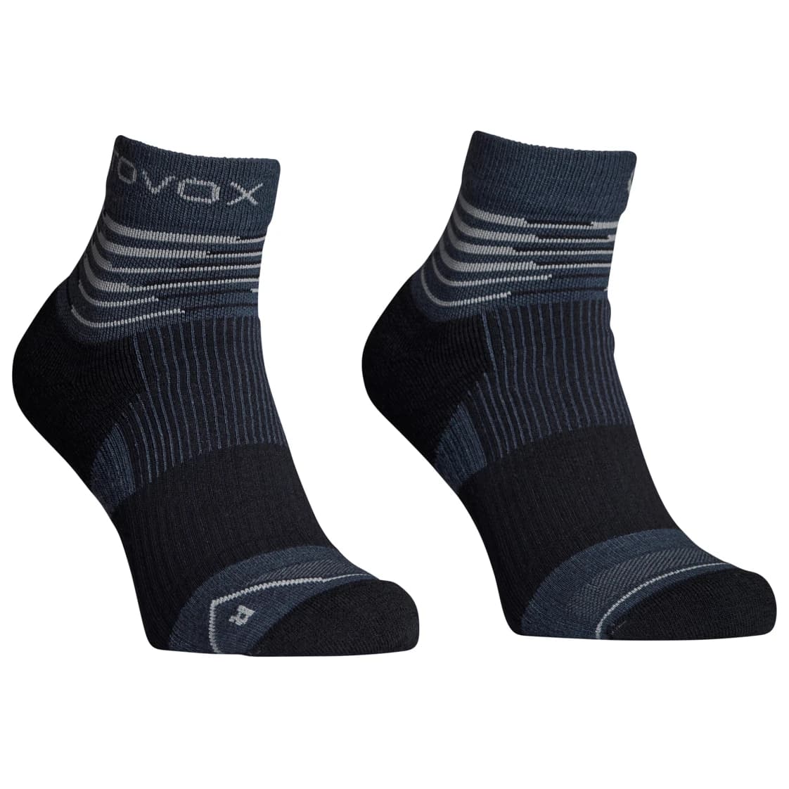 Дамски туристически чорапи Ortovox Women's All Mountain Quarter Socks Merino socks - Black Raven