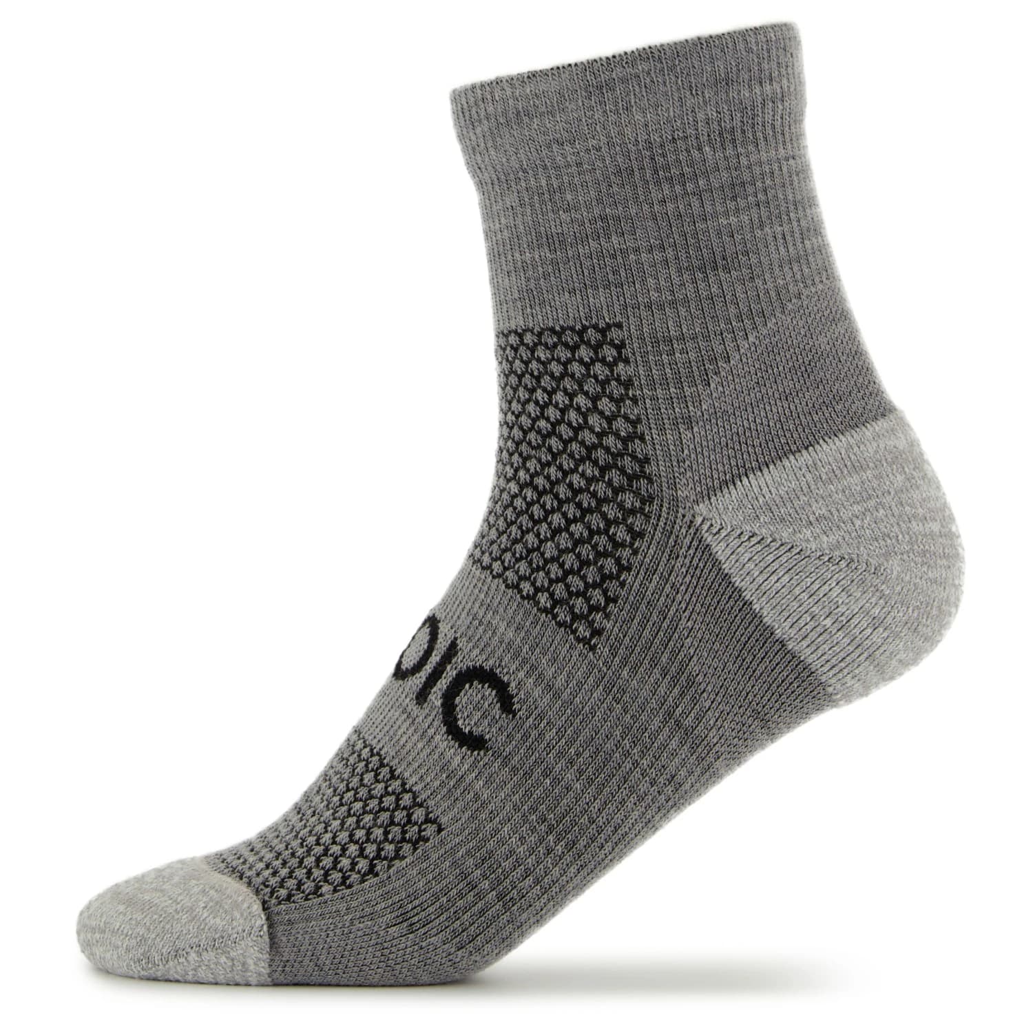 Чорапи за бягане Stoic Merino Running Quarter+ light socks Running socks - Grey