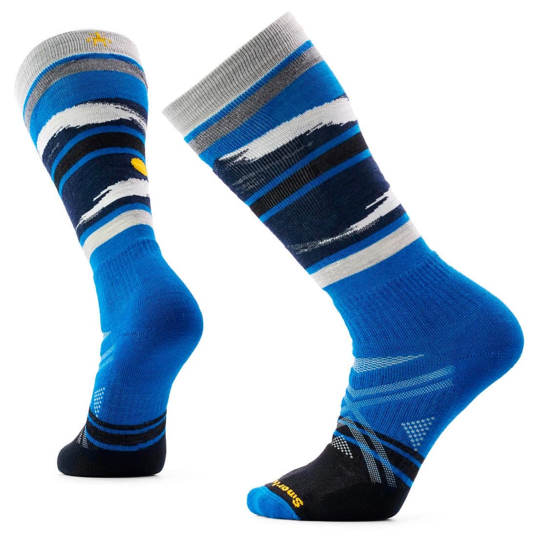 Ски чорапи Smartwool Ski Full Cushion Midnight Ski Pattern OTC Ski socks - Laguna Blue