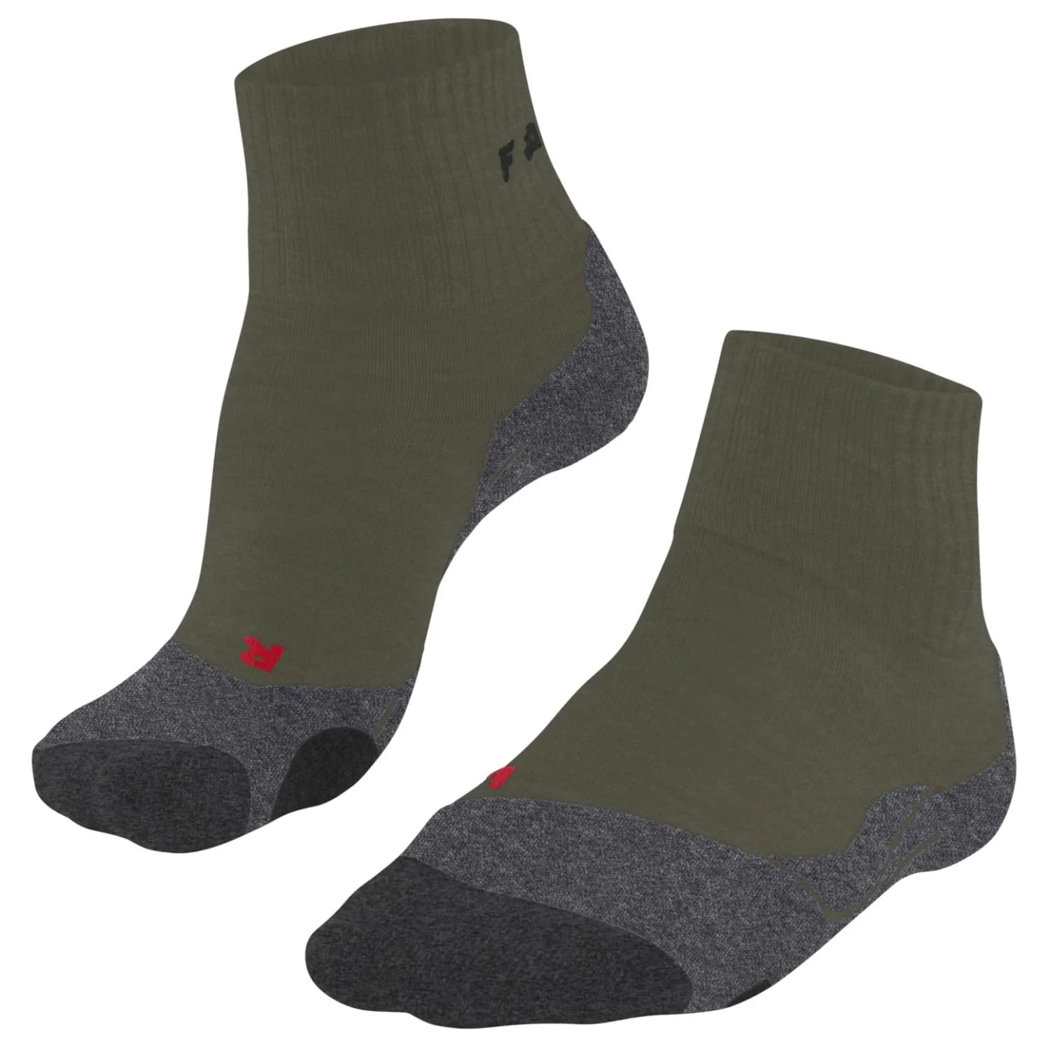 Дамски туристически чорапи Falke Women's TK2 Explore Short Walking socks - Olive