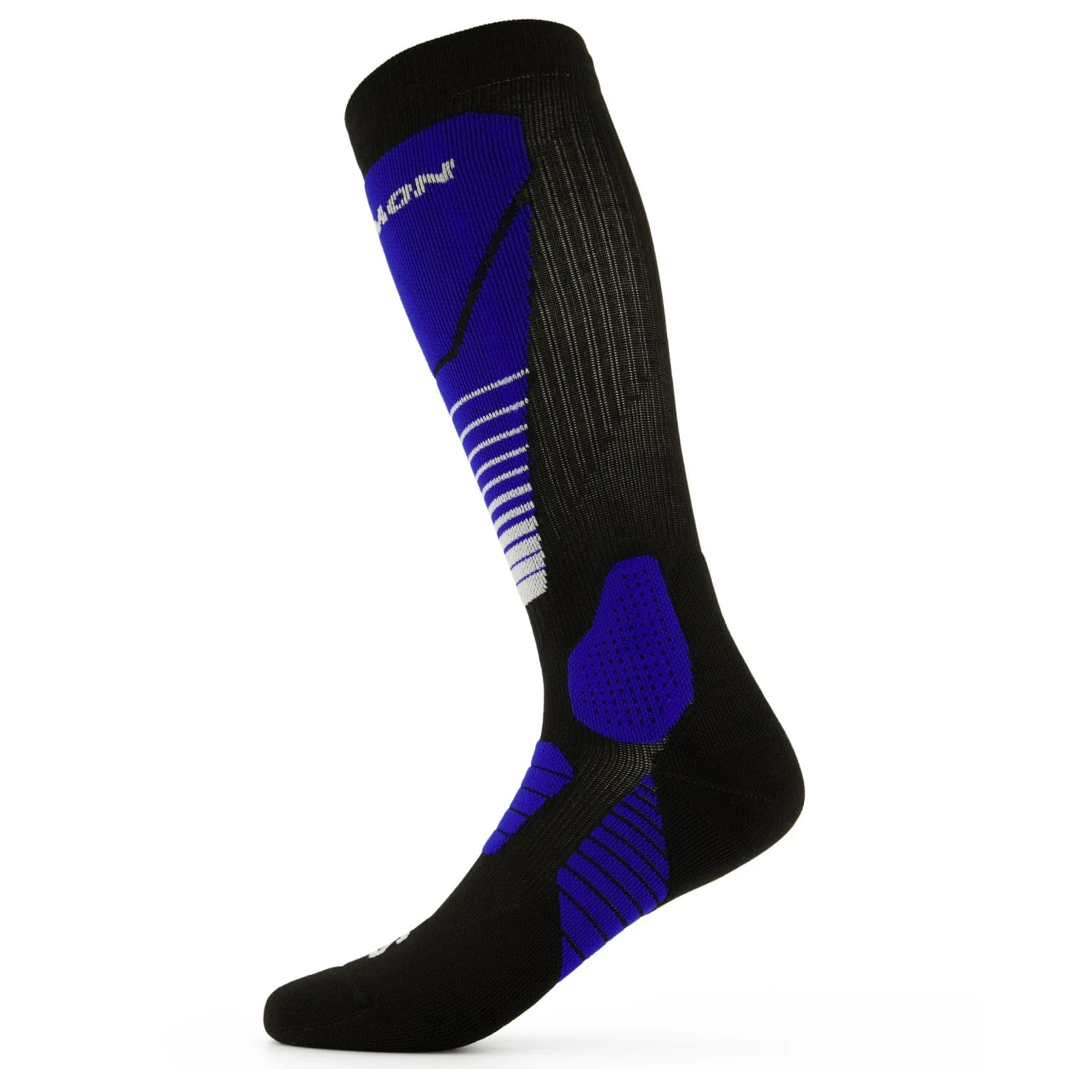 Ски чорапи Salomon S/Pro Ski socks - Black / Dazzling Blue / White