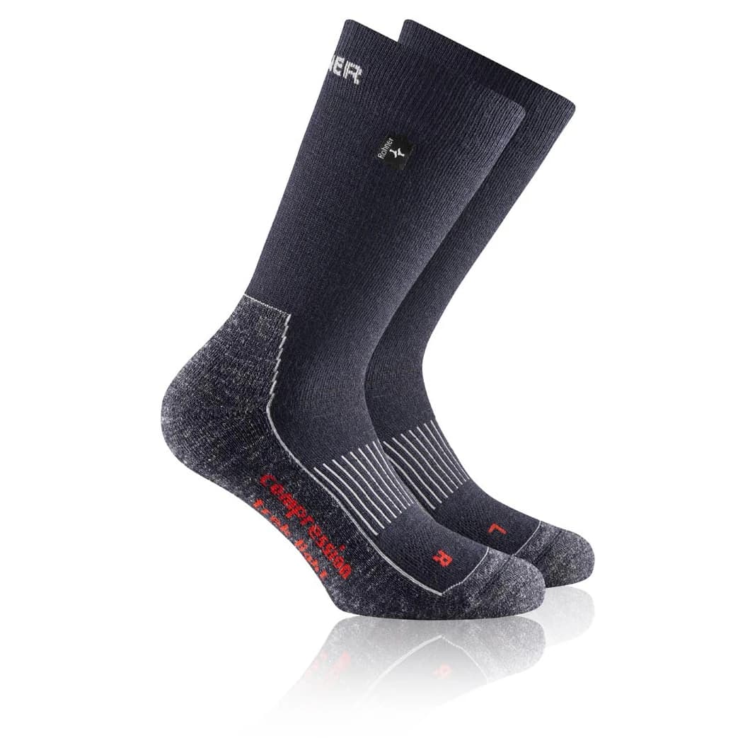 Туристически чорапи Rohner Compression Trek Light L/R Walking socks - Dark Navy