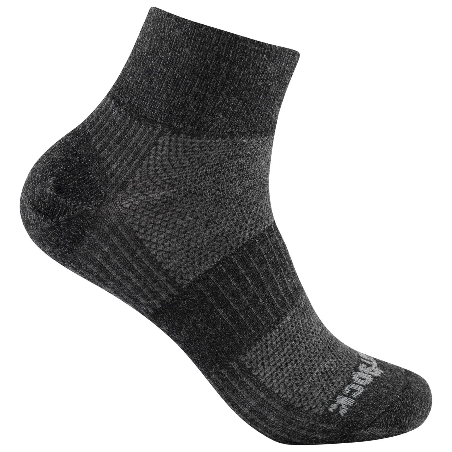 Спортни чорапи Wrightsock Coolmesh II Merino Quarter Sports socks - Grey Black