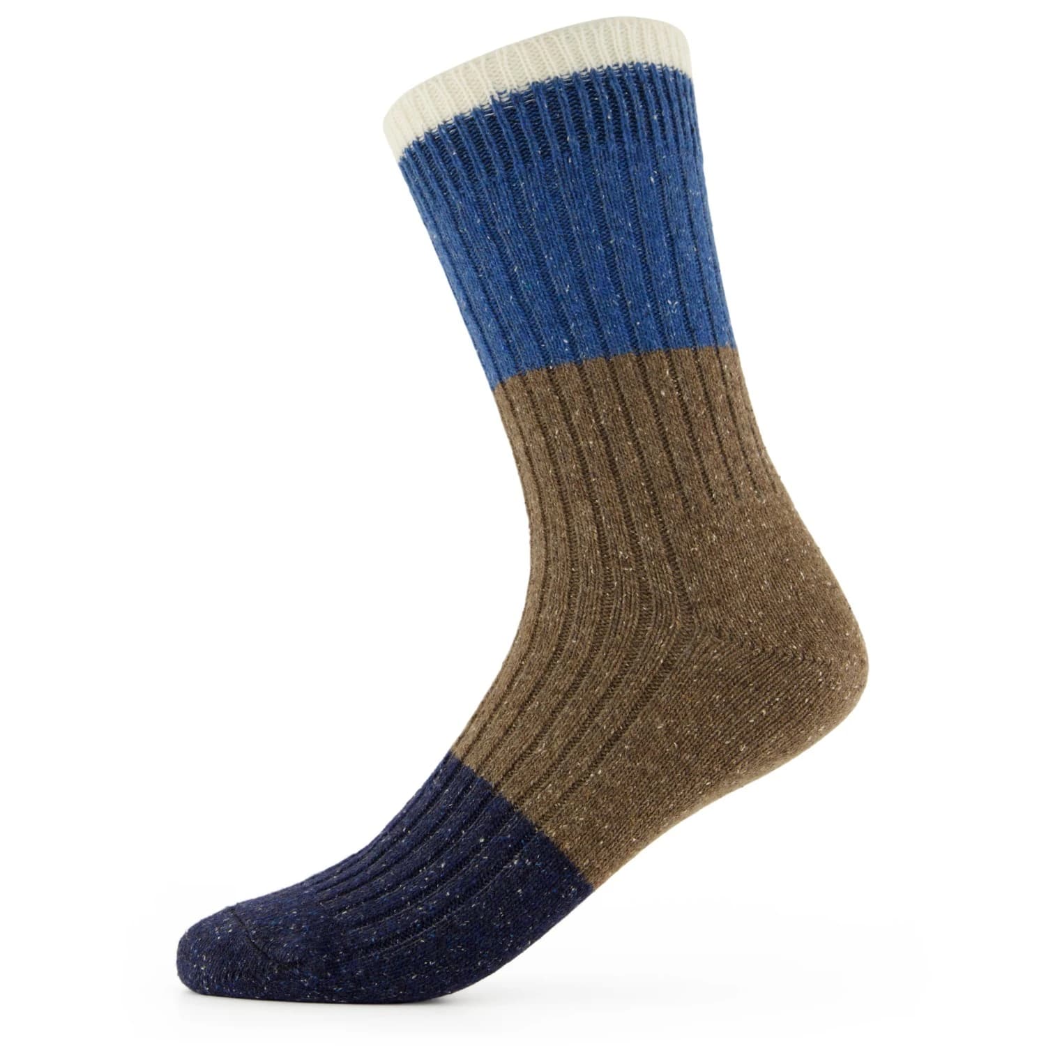 Спортни чорапи Alpacasocks&Co Merino Block Sports socks - Latte / Royal / Dark Tan / Dark Blue