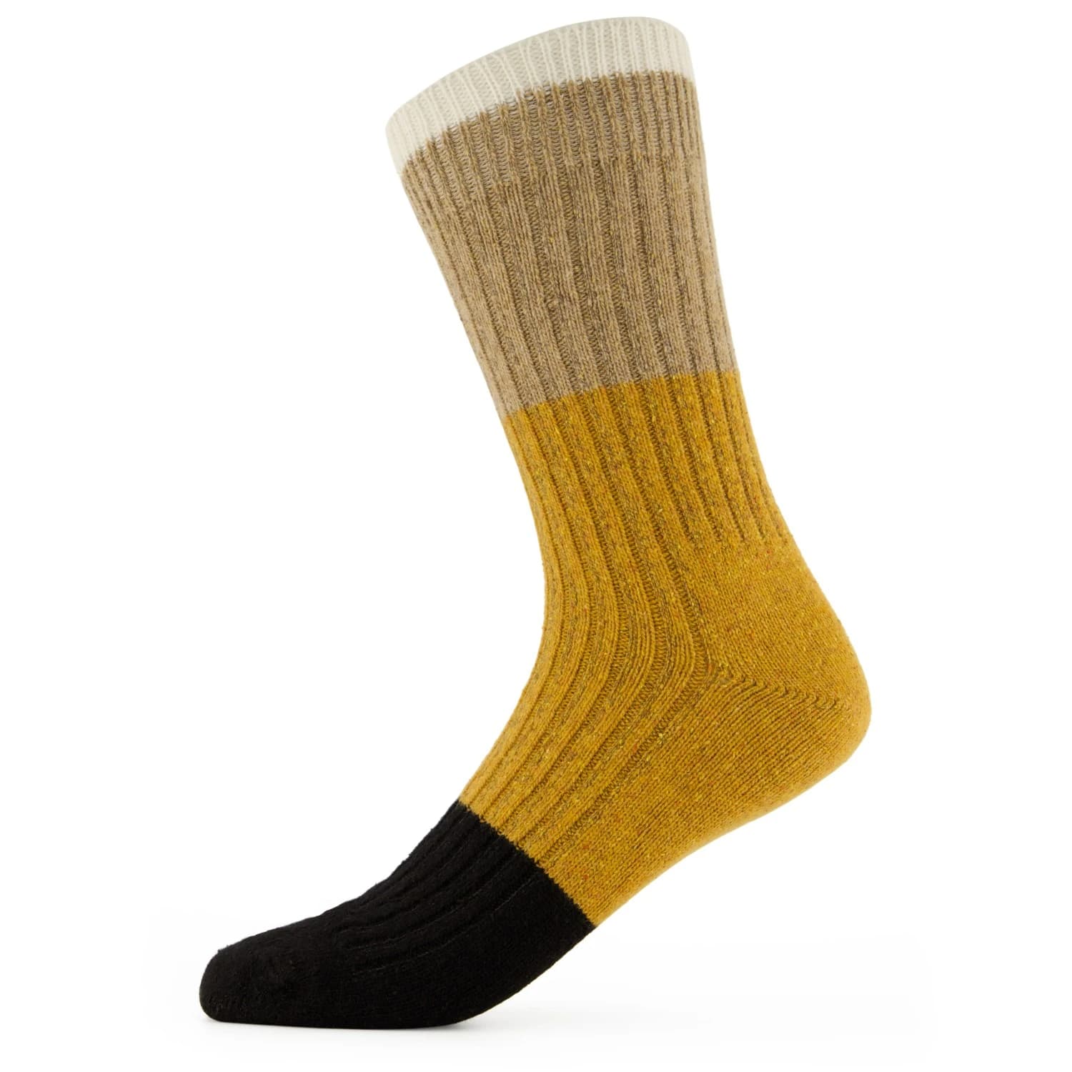 Спортни чорапи Alpacasocks&Co Merino Block Sports socks - Latte / Tabbaco / Orange / Nero