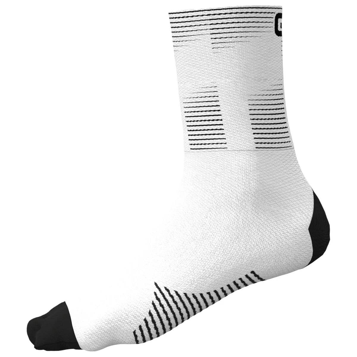 Чорапи за колоездене Alé Sprint Q-Skin Socks Cycling socks - White