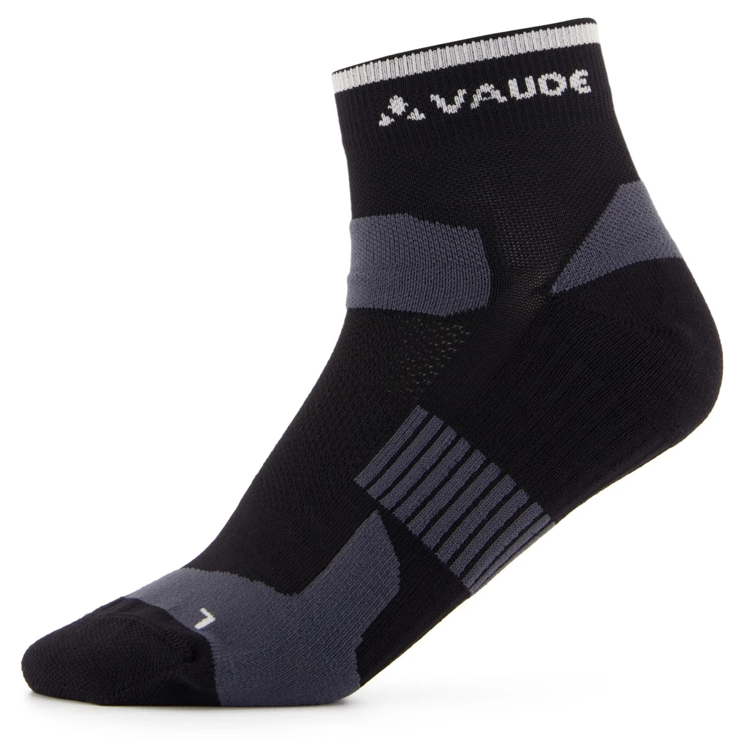 Чорапи за колоездене Vaude Bike Socks Short II Cycling socks - Black