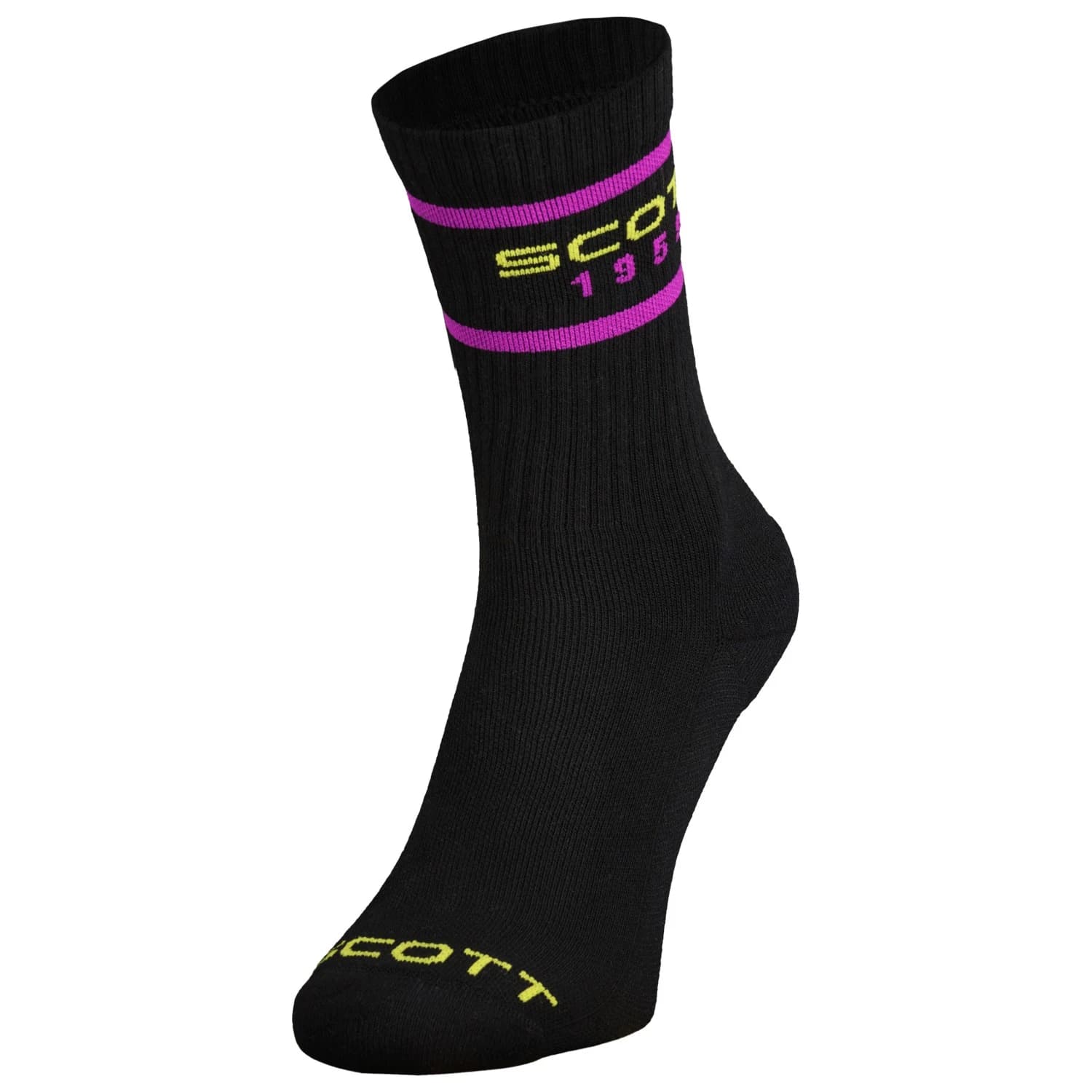 Чорапи за колоездене Scott Retro Casual Crew 3-Pack Cycling socks - Black