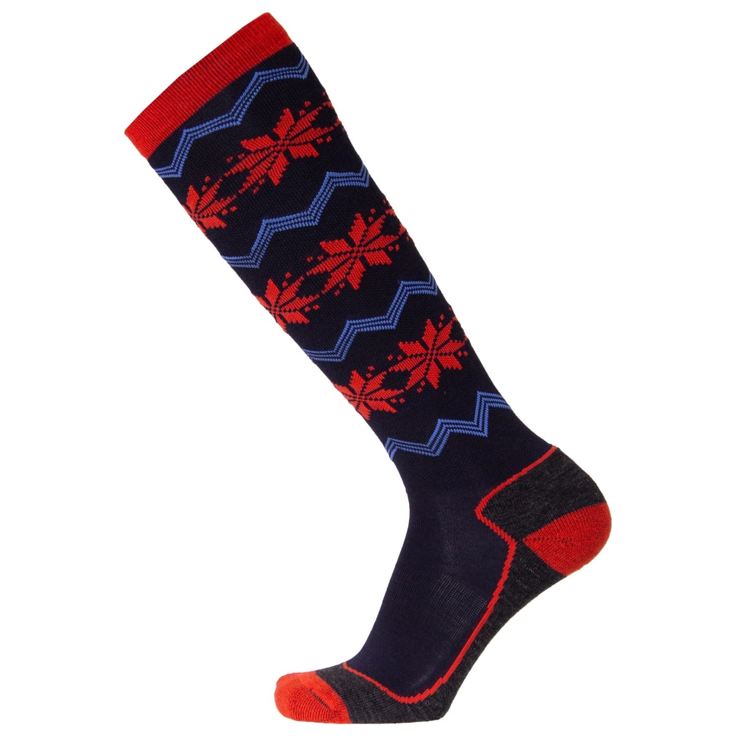 Ски чорапи UphillSport Kota Alpine Ski 4-Layer Fit M4 Merino Ski socks - Navy Blue / Grey