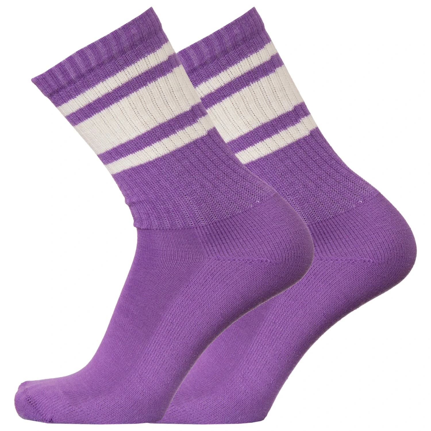 Спортни чорапи UphillSport Lifestyle Merino Sport Bars M3 Sports socks - Purple / White