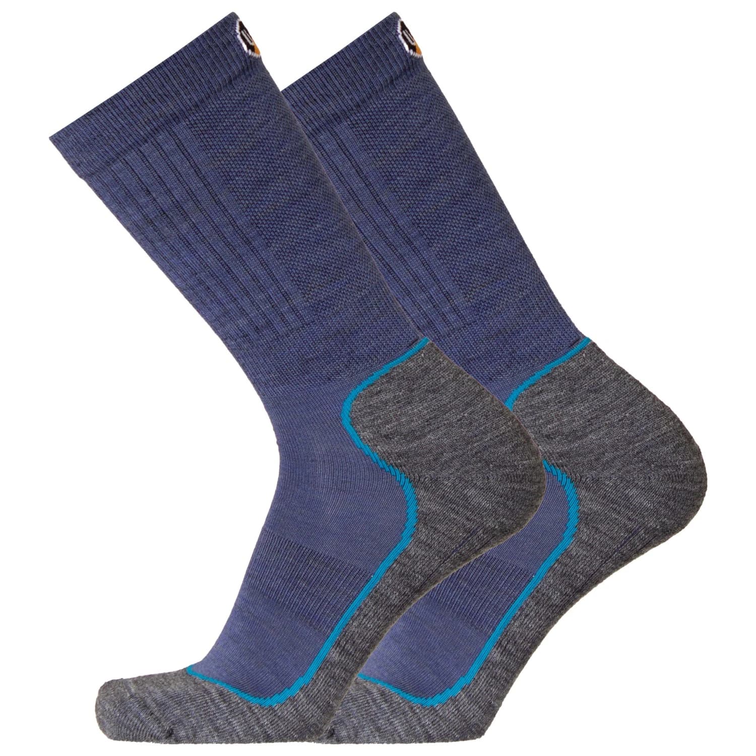 Туристически чорапи UphillSport Repo 4-Layer Drytech M4 Merino & Tencel Walking socks - Blue / Grey
