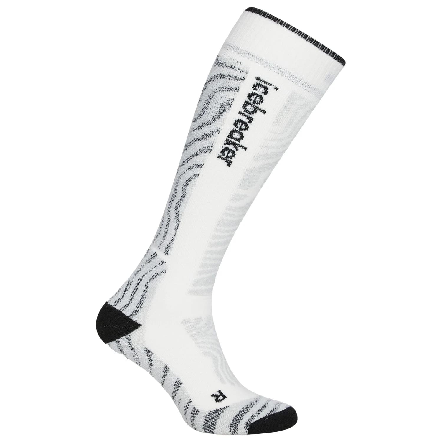 Ски чорапи Icebreaker Merino Ski+ Medium OTC Mountain Contour Ski socks - Snow / Black / Ether